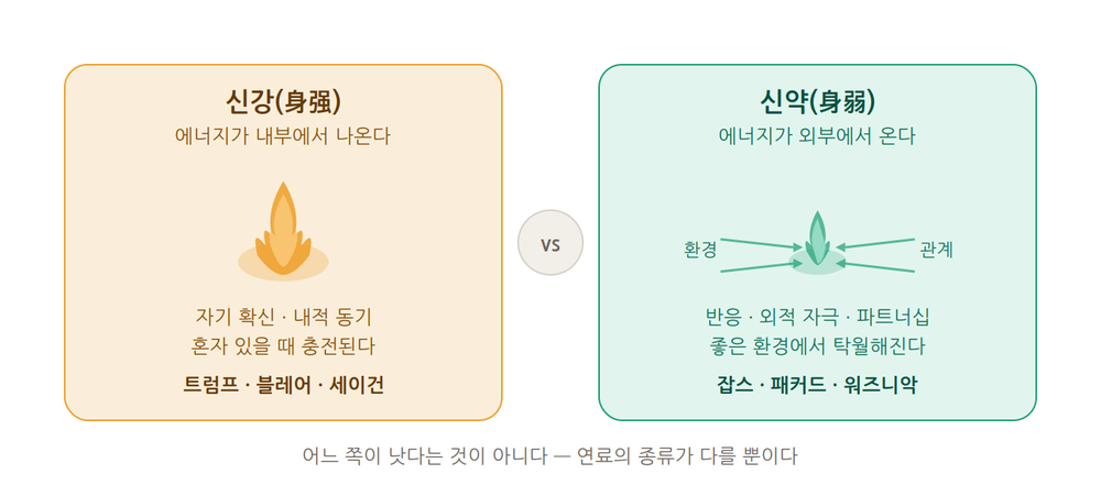 신강과 신약 — 두 가지 연료